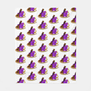 Bard Dice Design Fleece Blanket