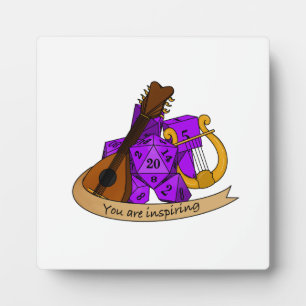 Bard Dice Design Plaque