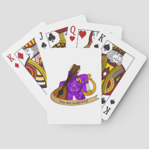 Bard Dice Design Playing Cards