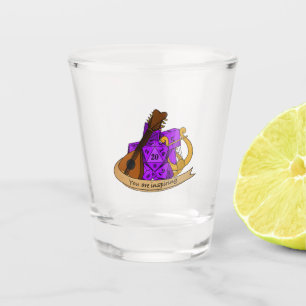 Bard Dice Design Shot Glass