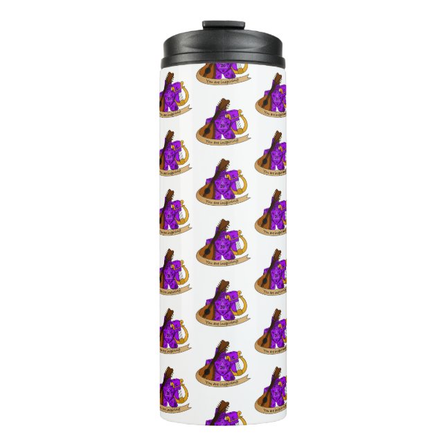 Bard Dice Design Thermal Tumbler (Front)