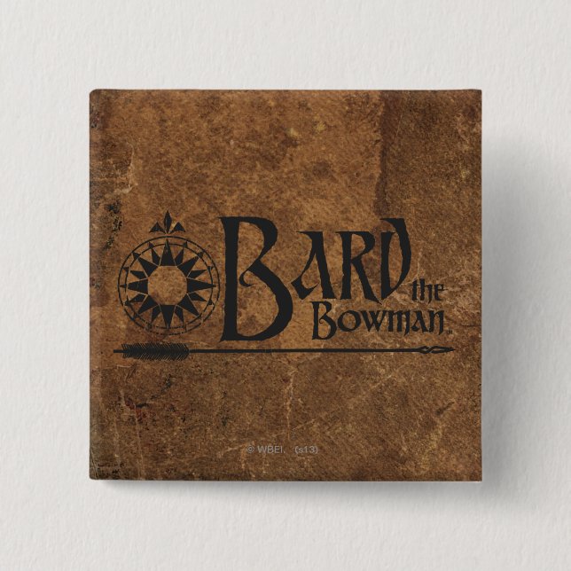 BARD THE BOWMAN™ 15 CM SQUARE BADGE (Front)