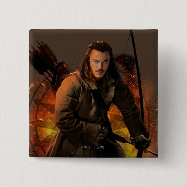 BARD THE BOWMAN™ Graphic 15 Cm Square Badge (Front)