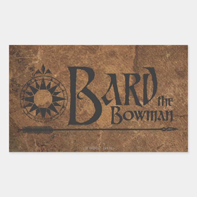 BARD THE BOWMAN™ RECTANGULAR STICKER (Front)