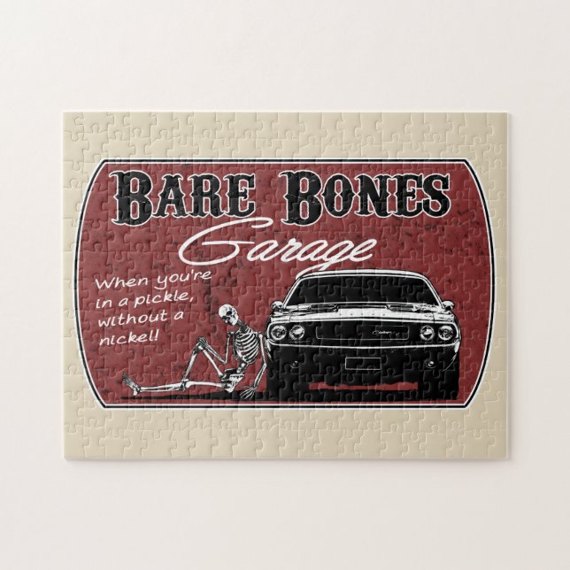 Bare Bones Challenger Jigsaw Puzzle (Horizontal)