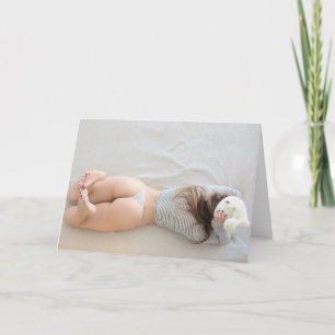 BARE BUTT G-STRING BEACH GIRL FUNNY BIRTHDAY CARD