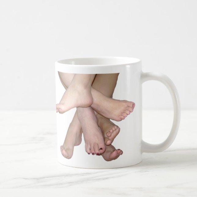 Bare Feet Art Coffee Mug (Right)