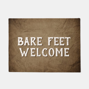Bare Feet Welcome Sign Doormat