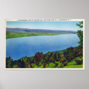 Bare Hill View of Canandaigua Lake Poster
