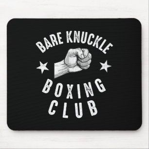 Bare Knuckle Boxing Men Fist Fighting Knuckle Figh Mouse Pad