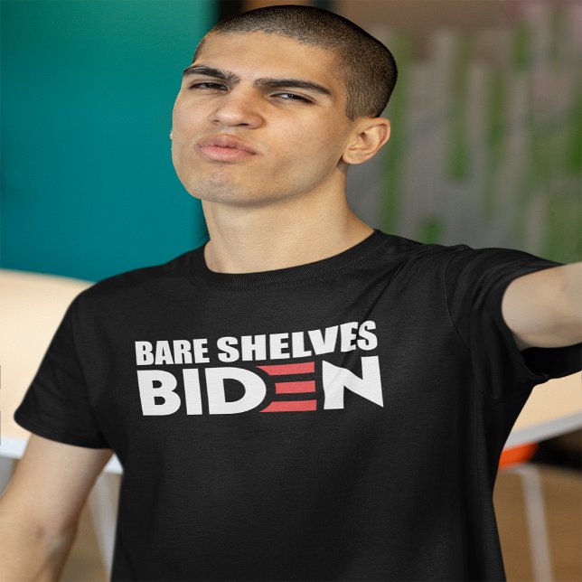 BARE SHELVES BIDEN Dark T-Shirt (Creator Uploaded)