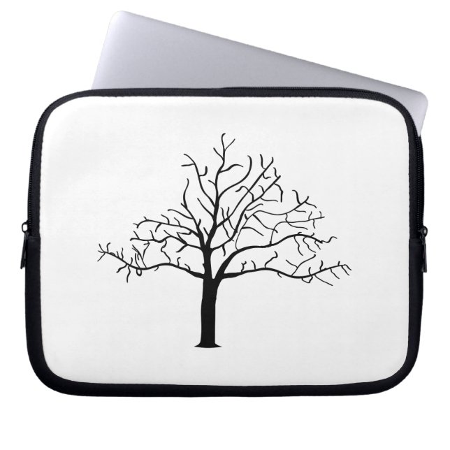 Bare Tree Design Laptop Sleeve (Front)