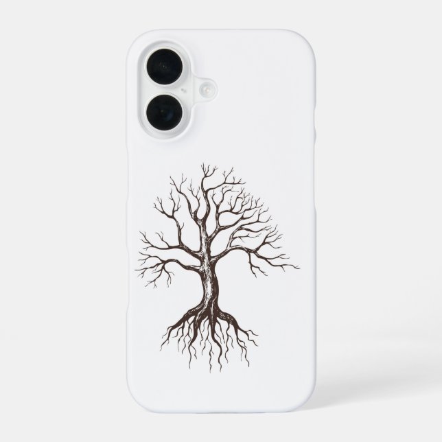 Bare tree iPhone 16 case (Back)