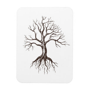 Bare tree magnet