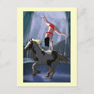 Bareback Rider Postcard