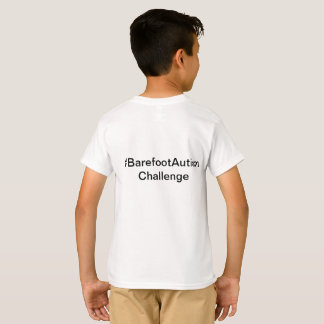 Barefoot Autism Challenge kids shirt