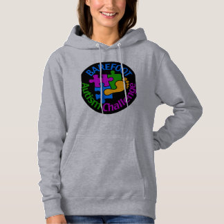 Barefoot Autism Challenge women's hoodie