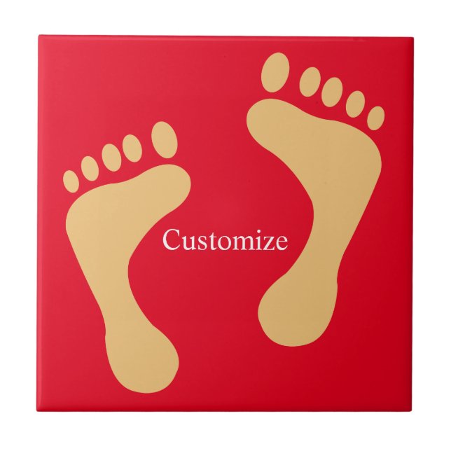 Barefoot Beach Bum Thunder_Cove Ceramic Tile (Front)