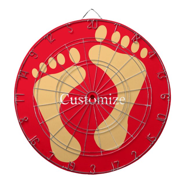 Barefoot Beach Bum Thunder_Cove Dartboard (Front)