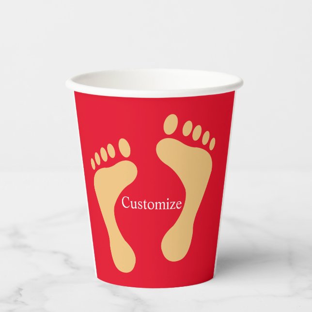 Barefoot Beach Bum Thunder_Cove   Paper Cups (Front)