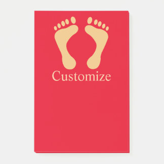 Barefoot Beach Bum Thunder_Cove  Post-it Notes