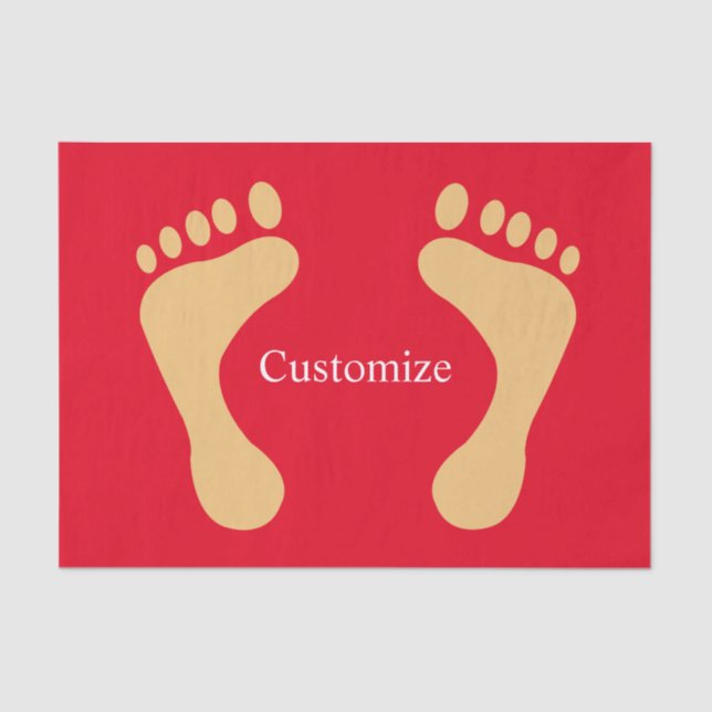 Barefoot Beach Bum Thunder_Cove Tissue Paper (Front)