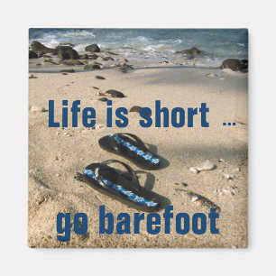 Barefoot  Beach Inspiration magnet