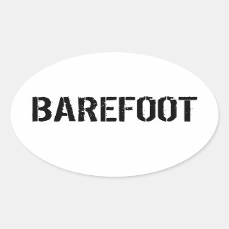 Barefoot Bumper Sticker