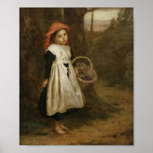 Barefoot Flower Girl Poster