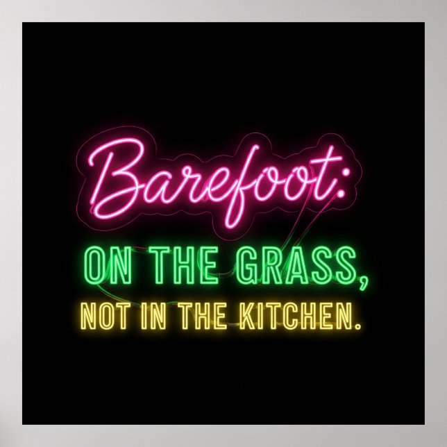 Barefoot On The Grass Poster (Front)