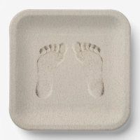Barefoot Prints in Sand