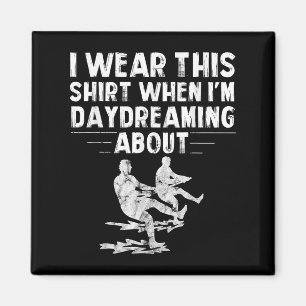 Barefoot Skiing Christmas Gift For Barefoot Skiers Magnet