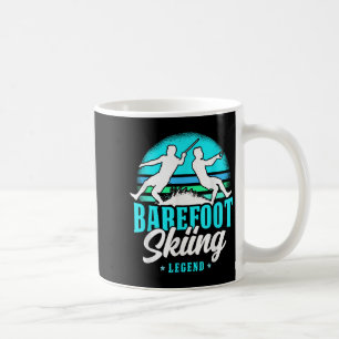 Barefoot Skiing Legend Retro Style Water Sport Ski Coffee Mug