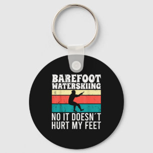 Barefoot water skiing no it doesn't pain my feet key ring
