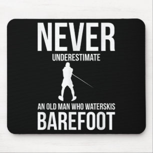 Barefoot Water Skiing Water Skis Mouse Pad