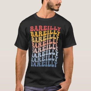 Bareilly City Groovy Retro T-Shirt