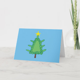 Barelines Willy Christmas Tree Card