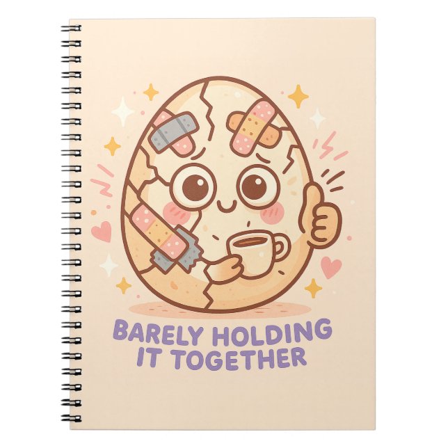 Barely Holding It Together Notebook (Front)