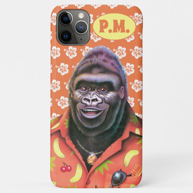 Barely There iPhone 11 Pro Max case Vain Gorilla. (Back)