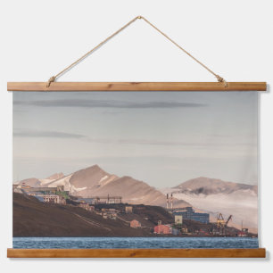 Barentsburg Svalbard Hanging Tapestry