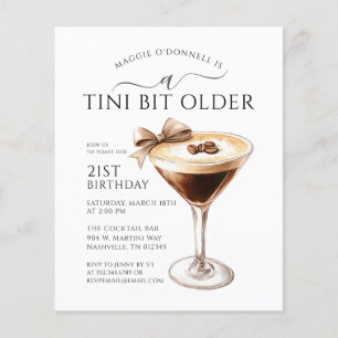 BARGAIN A Tini Bit Older Martini 21st Birthday