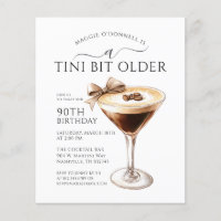 BARGAIN A Tini Bit Older Martini 90th Birthday