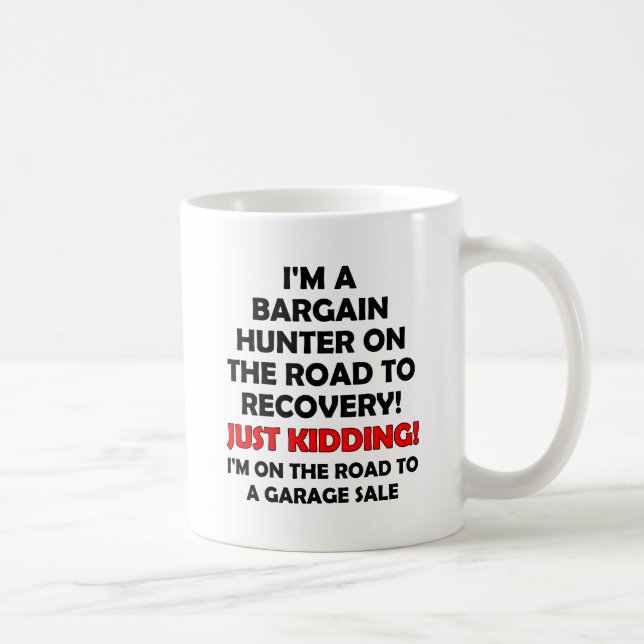 Bargain Hunter Funny Mug (Right)