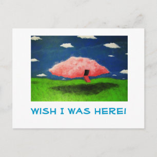 BargasArtworks Pink Cloud Postcards