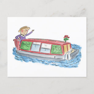Barge Postcard