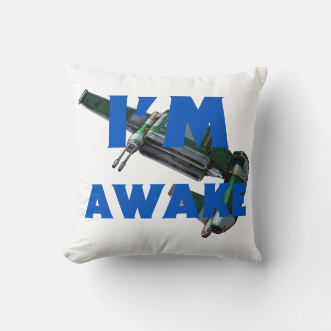 Bargie "I'm Asleep" Cushion (Front)