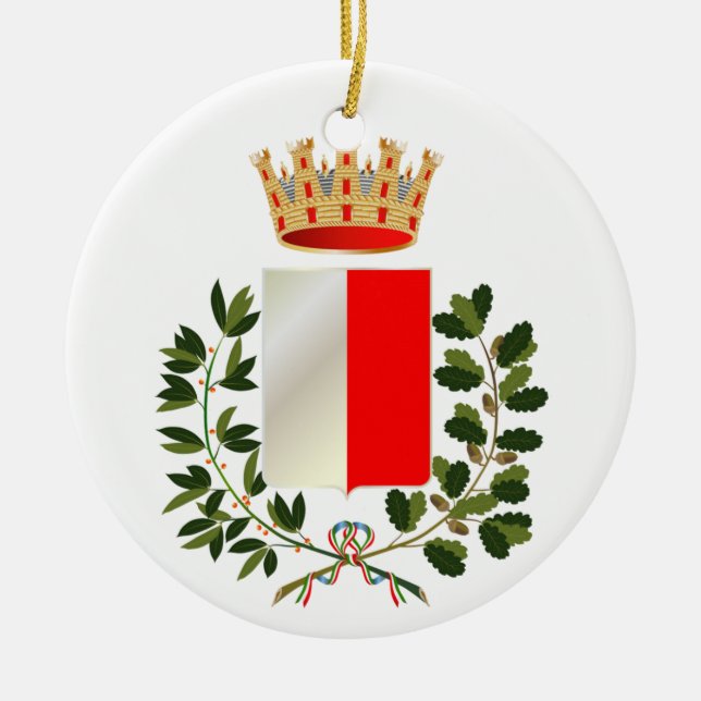 Bari* Italy Christmas Ornament (Front)