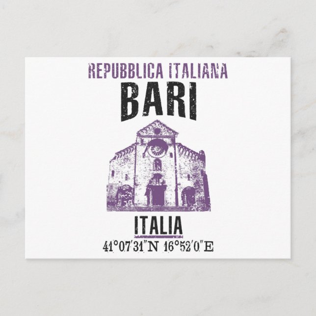Bari Postcard (Front)