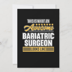 Bariatric Surgeon Surgery Medical Doctor Neurology Thank You Card