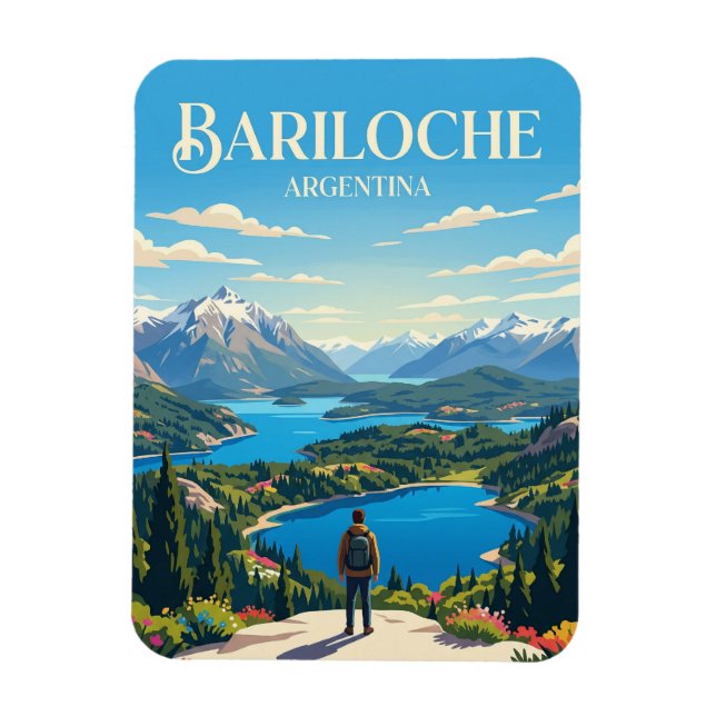 BARILOCHE ARGENTINA MAGNET (Vertical)